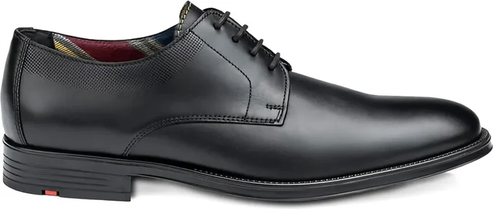 Davenport polished leather Derby shoes