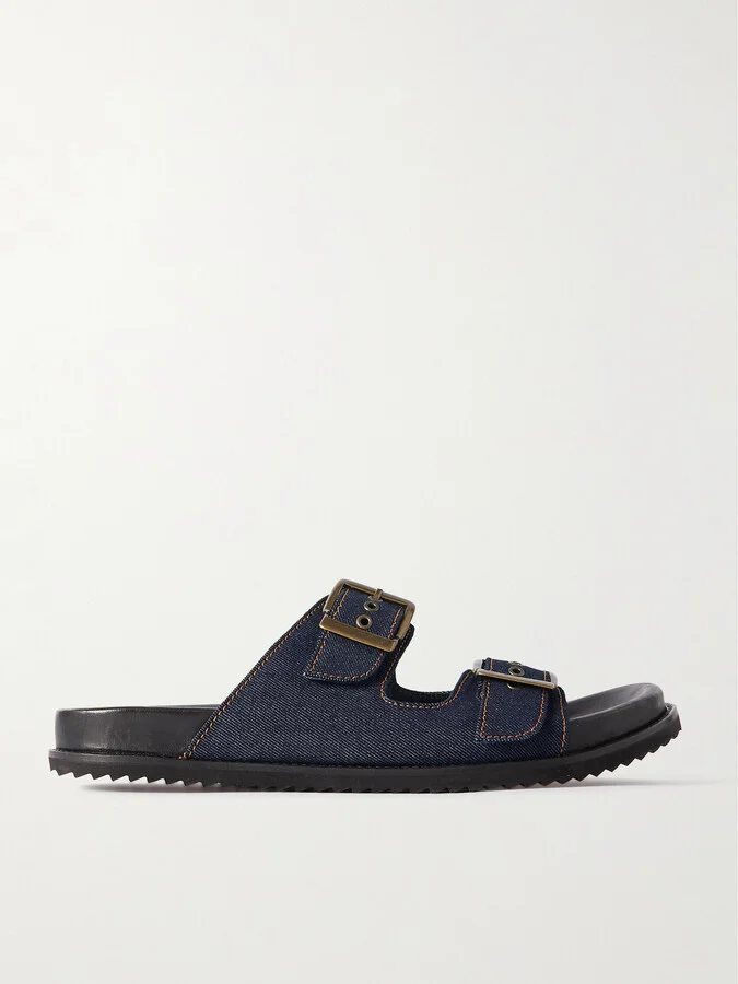 David Denim Sandals