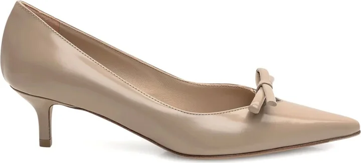 David leather pumps