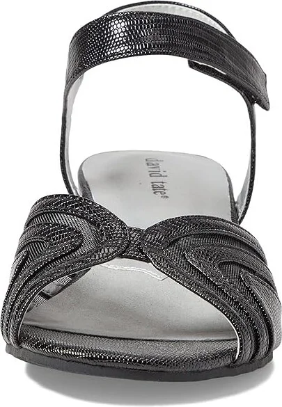 David Tate Admire Women's Shoes Black Lizard Print : 7 N (AA), Leather - Image 2