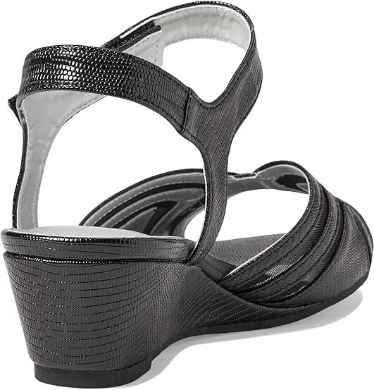 David Tate Admire Women's Shoes Black Lizard Print : 7 N (AA), Leather - Image 4