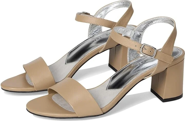 David Tate Ageless Women's Sandals Taupe : 6.5 WW (EE), Leather/Rubber