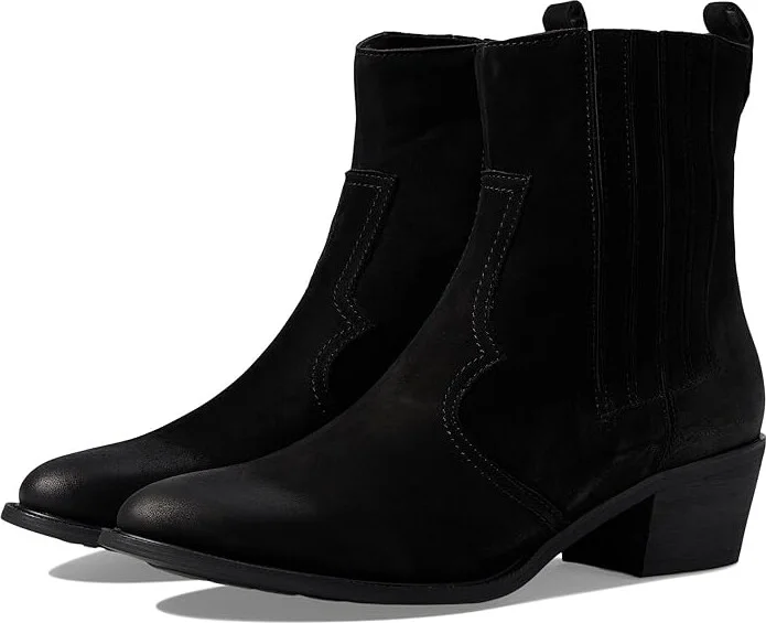 David Tate Basil Women's Boots Black Nubuck Leather : 10 W (D)