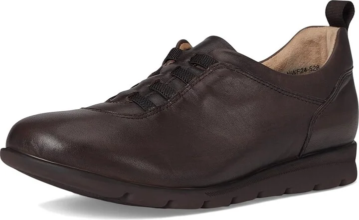 David Tate Bell Women's Flat Shoes Brown : 9.5 WW (EE), Leather - Image 5