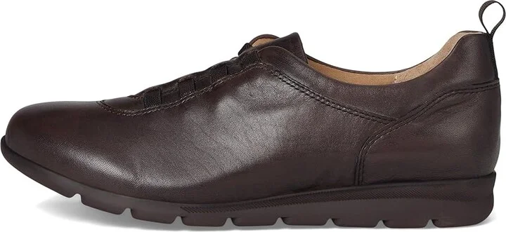 David Tate Bell Women's Flat Shoes Brown : 9.5 WW (EE), Leather - Image 6