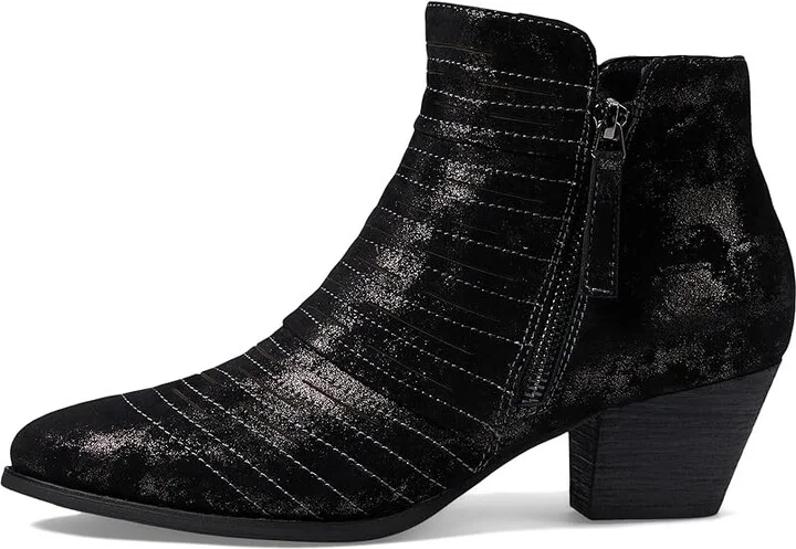 David Tate Bellview Women's Boots Black Antique Suede : 9.5 M (B), Rubber/Suede - Image 5