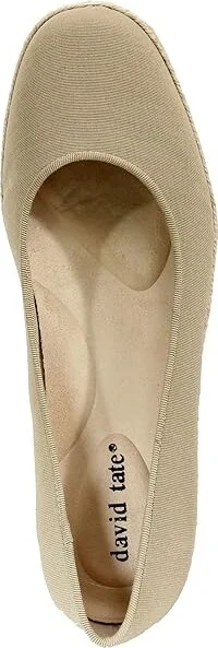 David Tate Chill Women's Shoes Taupe : 7.5 M (B), Textile - Image 2
