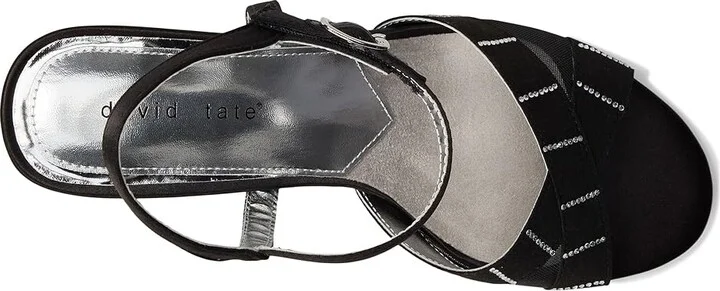 David Tate Cocktail Women's Sandals Black : 7 N (AA), Satin - Image 2