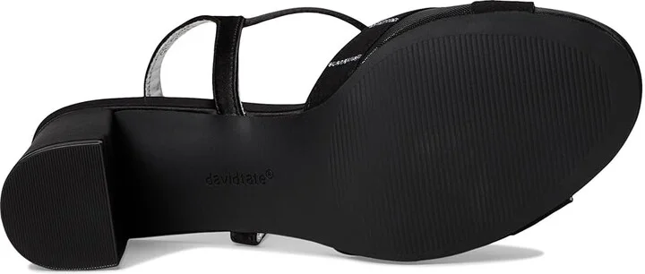 David Tate Cocktail Women's Sandals Black : 7 N (AA), Satin - Image 3