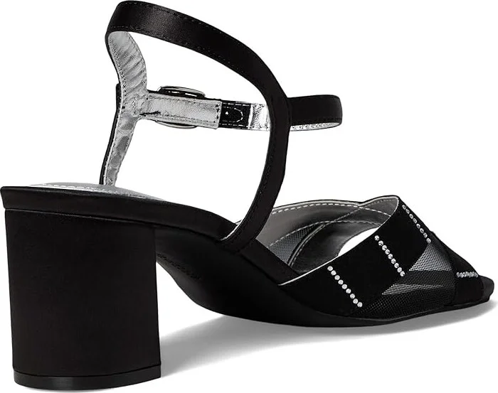 David Tate Cocktail Women's Sandals Black : 7 N (AA), Satin - Image 4