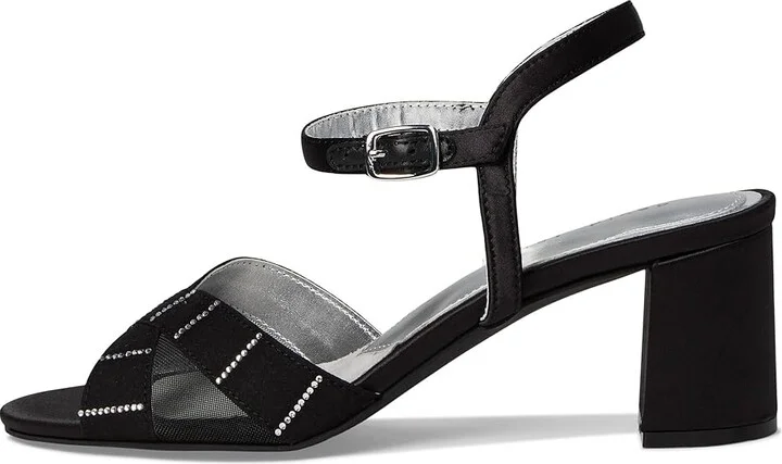 David Tate Cocktail Women's Sandals Black : 7 N (AA), Satin - Image 6
