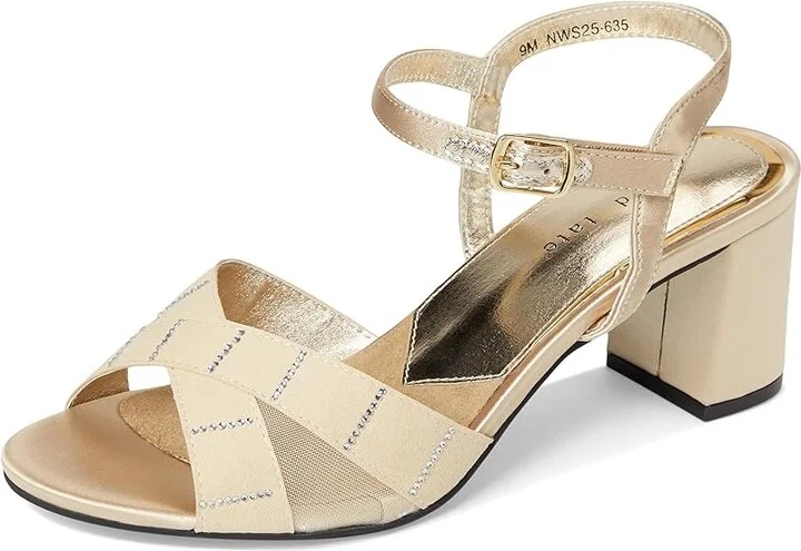 David Tate Cocktail Women's Sandals Black : 7 N (AA), Satin - Image 11