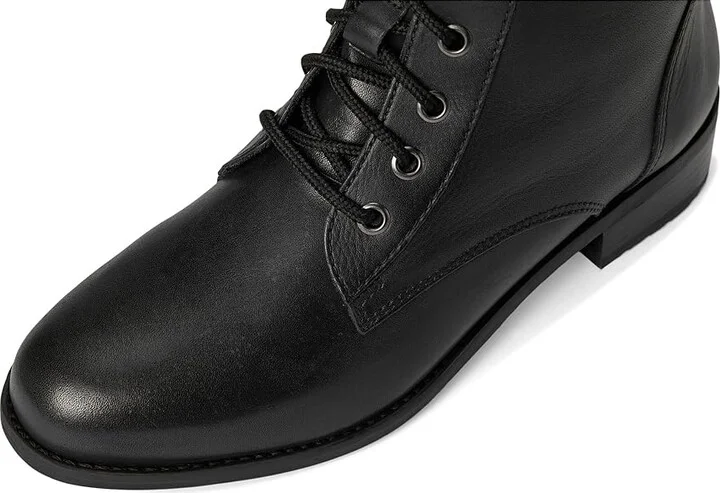David Tate College Women's Boots Black : 7 W (D), Leather - Image 2