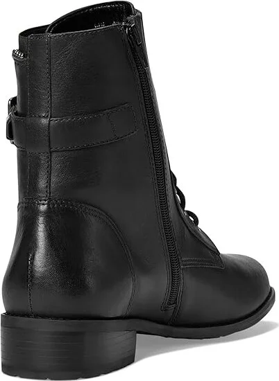 David Tate College Women's Boots Black : 7 W (D), Leather - Image 4