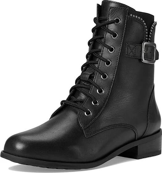 David Tate College Women's Boots Black : 7 W (D), Leather - Image 5