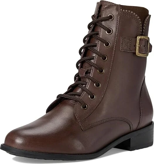David Tate College Women's Boots Black : 7 W (D), Leather - Image 11