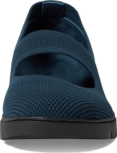 David Tate Comfy Women's Lace-up Boots Navy : 6 W (D), Leather - Image 2