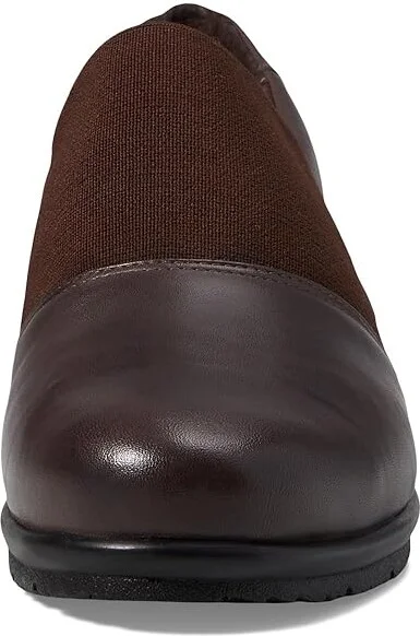 David Tate Dynasty Women's Flat Shoes Brown Calfskin Leather : 9.5 W (D), Cotton/Leather - Image 5