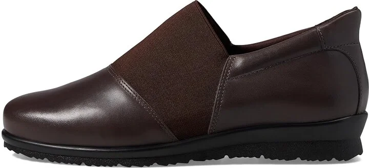 David Tate Dynasty Women's Flat Shoes Brown Calfskin Leather : 9.5 W (D), Cotton/Leather - Image 6