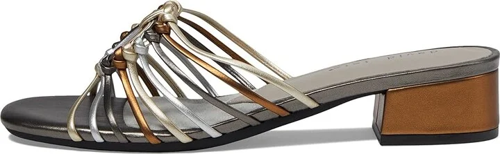 David Tate Excellent Women's Sandals Metallic : 9.5 M (B), Leather - Image 5