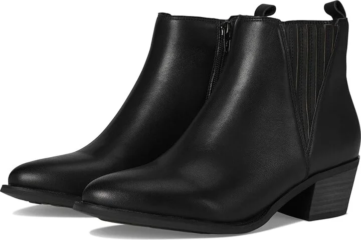 David Tate Focus Women's Boots Black : 8.5 W (D), Leather/Rubber/Textile