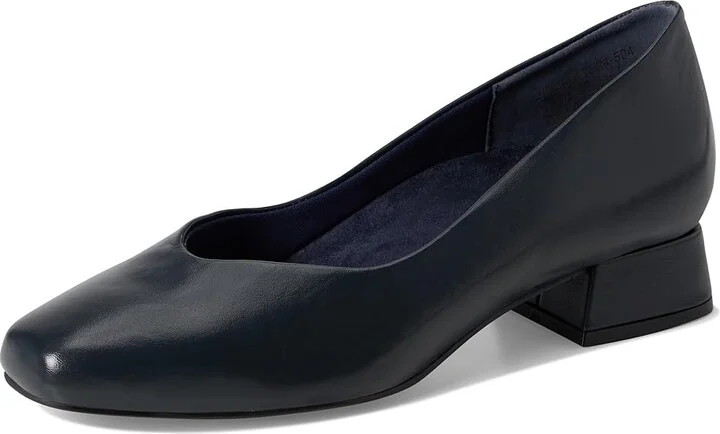 David Tate Freedom High Women's Heels Navy : 10 WW (EE), Leather - Image 5