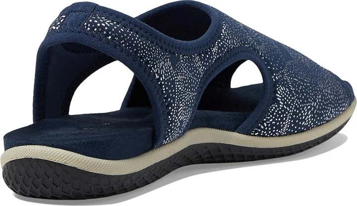 David Tate Freestep Women's Sandals Navy : 6 W (D), Rubber/Suede - Image 4