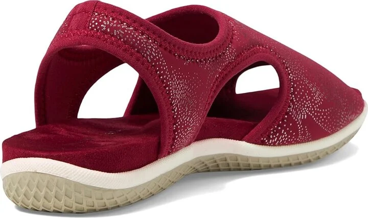 David Tate Freestep Women's Sandals Navy : 6 W (D), Rubber/Suede - Image 8