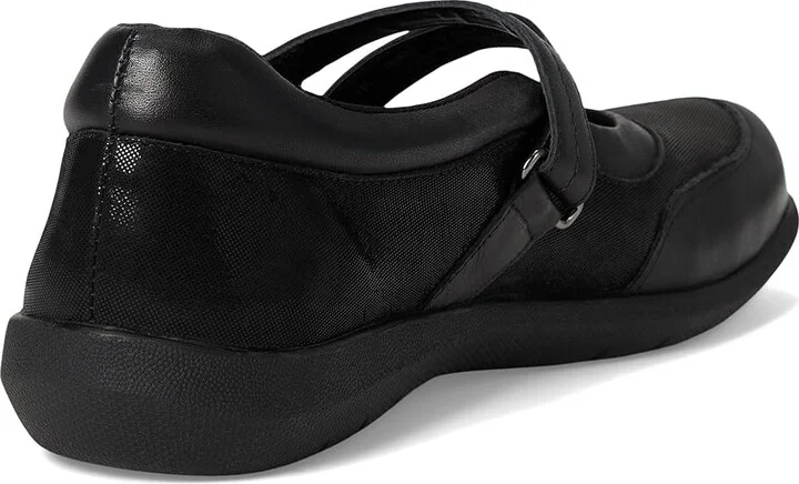 David Tate Gentle Women's Flat Shoes Black : 6 W (D), Leather - Image 4