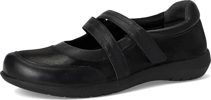 David Tate Gentle Women's Flat Shoes Black : 6 W (D), Leather - Image 5