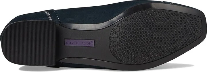 David Tate Heritage High Women's Heels Navy : 5 M (B), Suede - Image 3