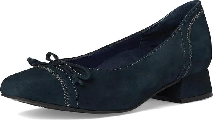 David Tate Heritage High Women's Heels Navy : 5 M (B), Suede - Image 5