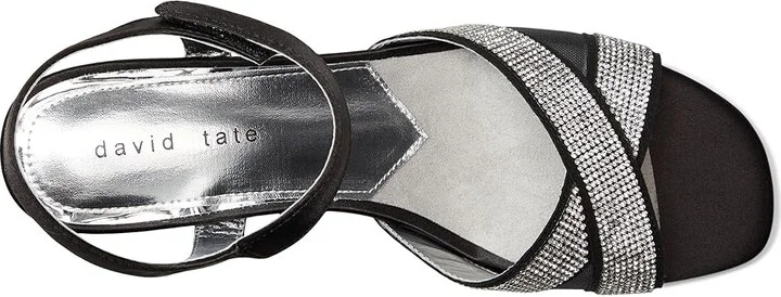 David Tate Holiday Women's Sling Back Shoes Black : 9 N (AA), Synthetic/Textile - Image 2