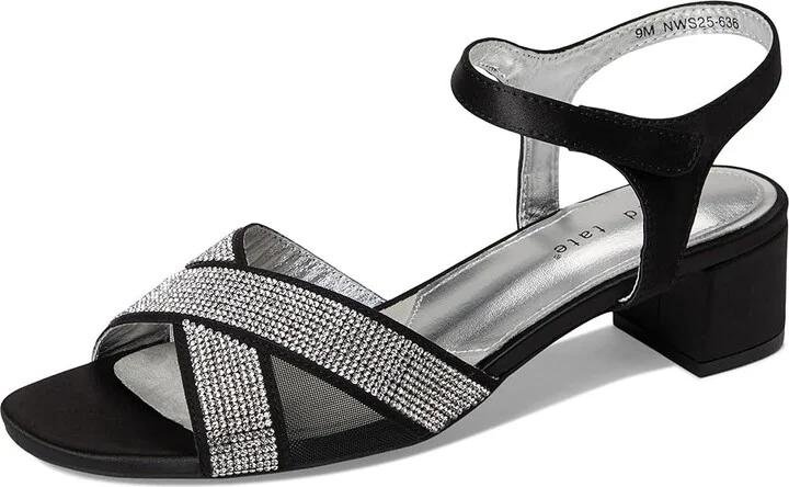David Tate Holiday Women's Sling Back Shoes Black : 9 N (AA), Synthetic/Textile - Image 5