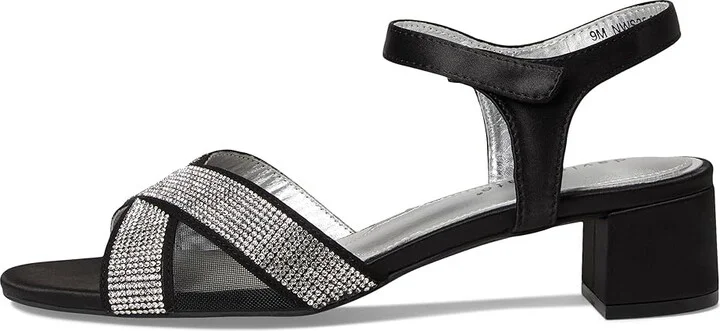 David Tate Holiday Women's Sling Back Shoes Black : 9 N (AA), Synthetic/Textile - Image 6