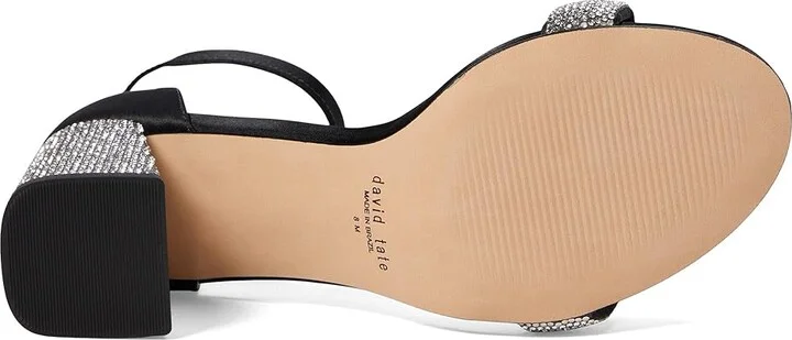 David Tate Icon Women's Shoes Black : 8.5 M (B), Leather/Rubber/Satin - Image 3