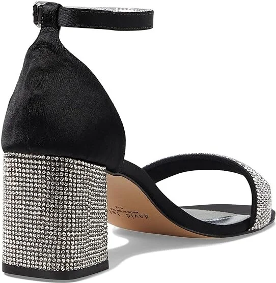 David Tate Icon Women's Shoes Black : 8.5 M (B), Leather/Rubber/Satin - Image 4