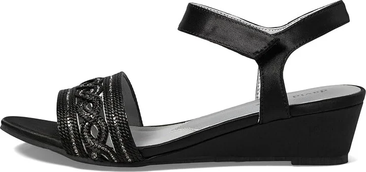 David Tate Indigo Women's Sandals Black : 10 WW (EE), Leather/Rubber/Suede - Image 5