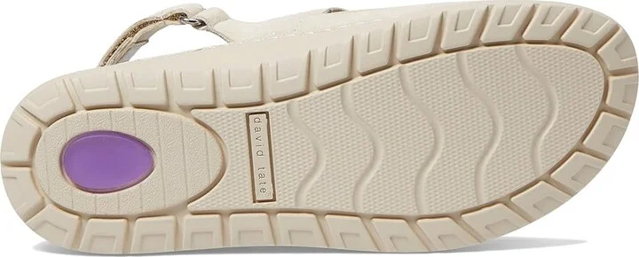 David Tate Key Women's Sandals Bone : 10 M (B), Leather/Suede - Image 3