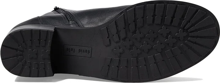 David Tate Lago Women's Boots Black Calfskin : 10.5 M (B), Leather - Image 3