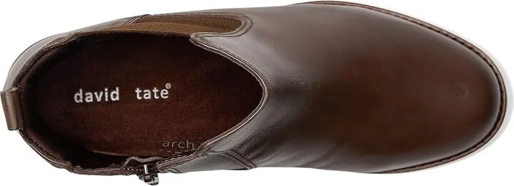 David Tate Luxe Women's Boots Brown : 9 M (B), Leather - Image 2