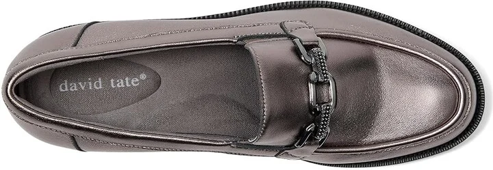 David Tate Magical Women's Slip on Shoes Pewter : 12 M (B), Leather - Image 2