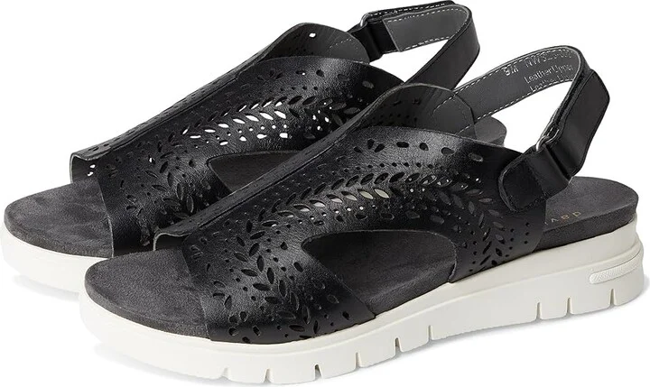 David Tate Moda Women's Sandals Black : 5.5 M (B), Leather