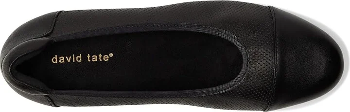 David Tate Newton Women's Shoes Black : 6.5 W (D), Leather - Image 2