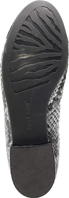 David Tate Nicole Women's Shoes Black Snake Print : 8 N (AA), Leather - Image 3