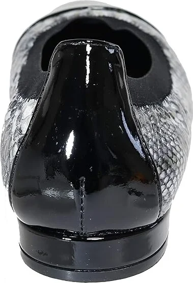 David Tate Nicole Women's Shoes Black Snake Print : 8 N (AA), Leather - Image 4