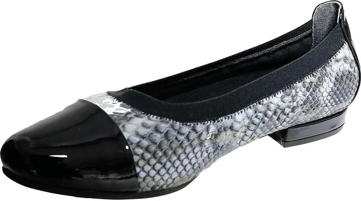 David Tate Nicole Women's Shoes Black Snake Print : 8 N (AA), Leather - Image 5