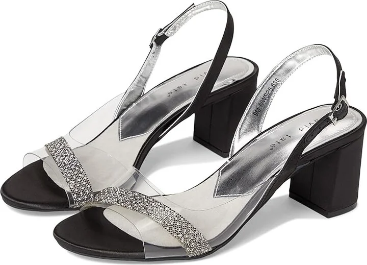 David Tate Night Women's Sandals Black : 8.5 M (B), Leather