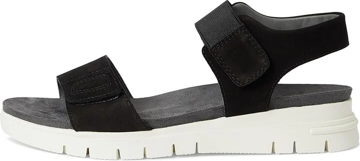 David Tate Papaya Women's Sandals Black : 8.5 WW (EE), Leather - Image 6