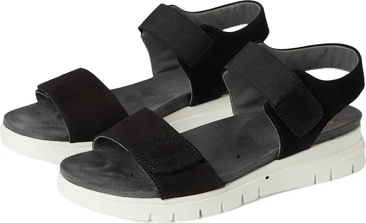 David Tate Papaya Women's Sandals Black : 8.5 WW (EE), Leather